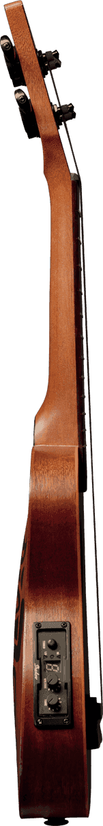 Tiki Baby Tku150Se Baby-Sopraan-Ukulele Dunne Gewelfde Achterkant Elektrisch