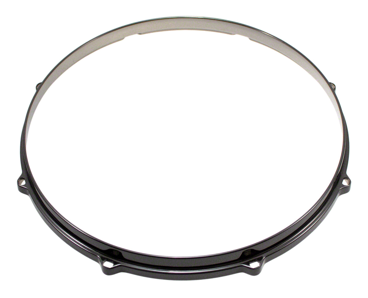HDC3-16-8BK - 16" 8 HOLES BLACK 3MM DIE CAST DRUM HOOP