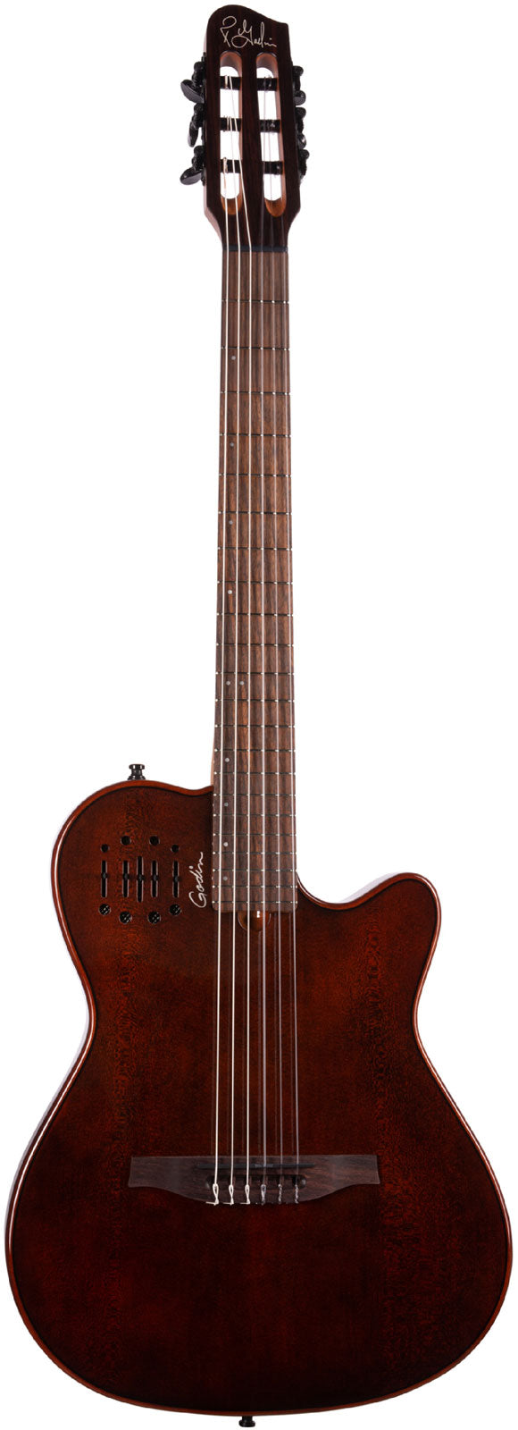 Godin Multiac Mundial Kanyon Burst Geleverd Met Tas