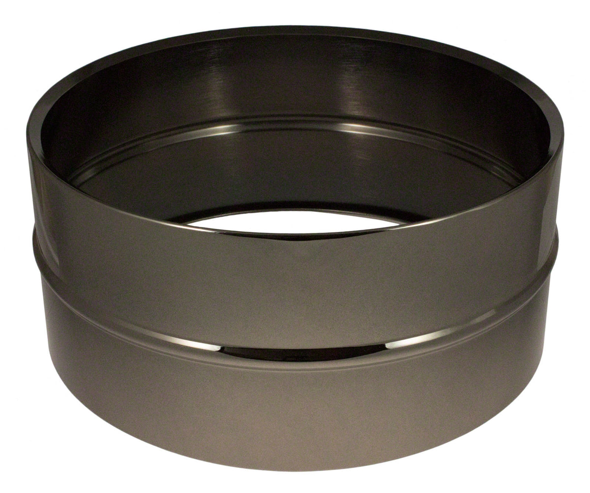 14X6.5 Zwarte Vernikkelde Messingketel (messing)