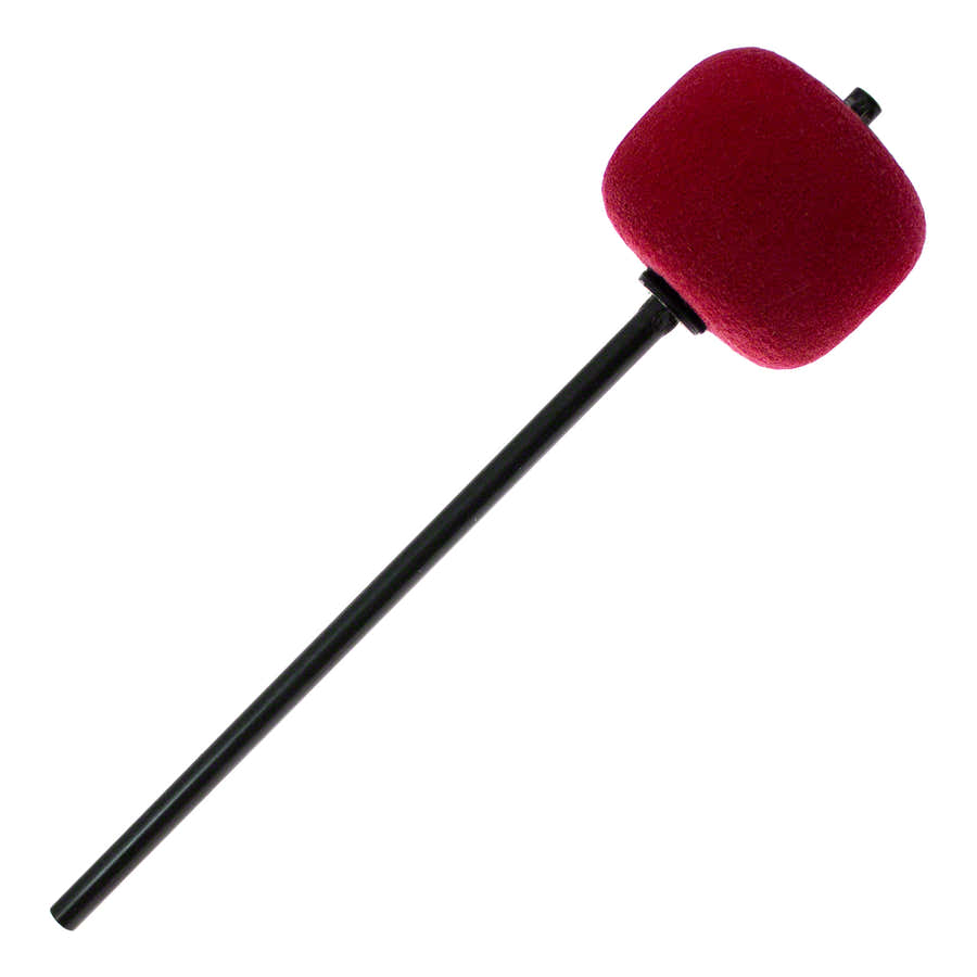206CKR Bassdrum-pedaalhamer Vilt Rood Steel Zwart