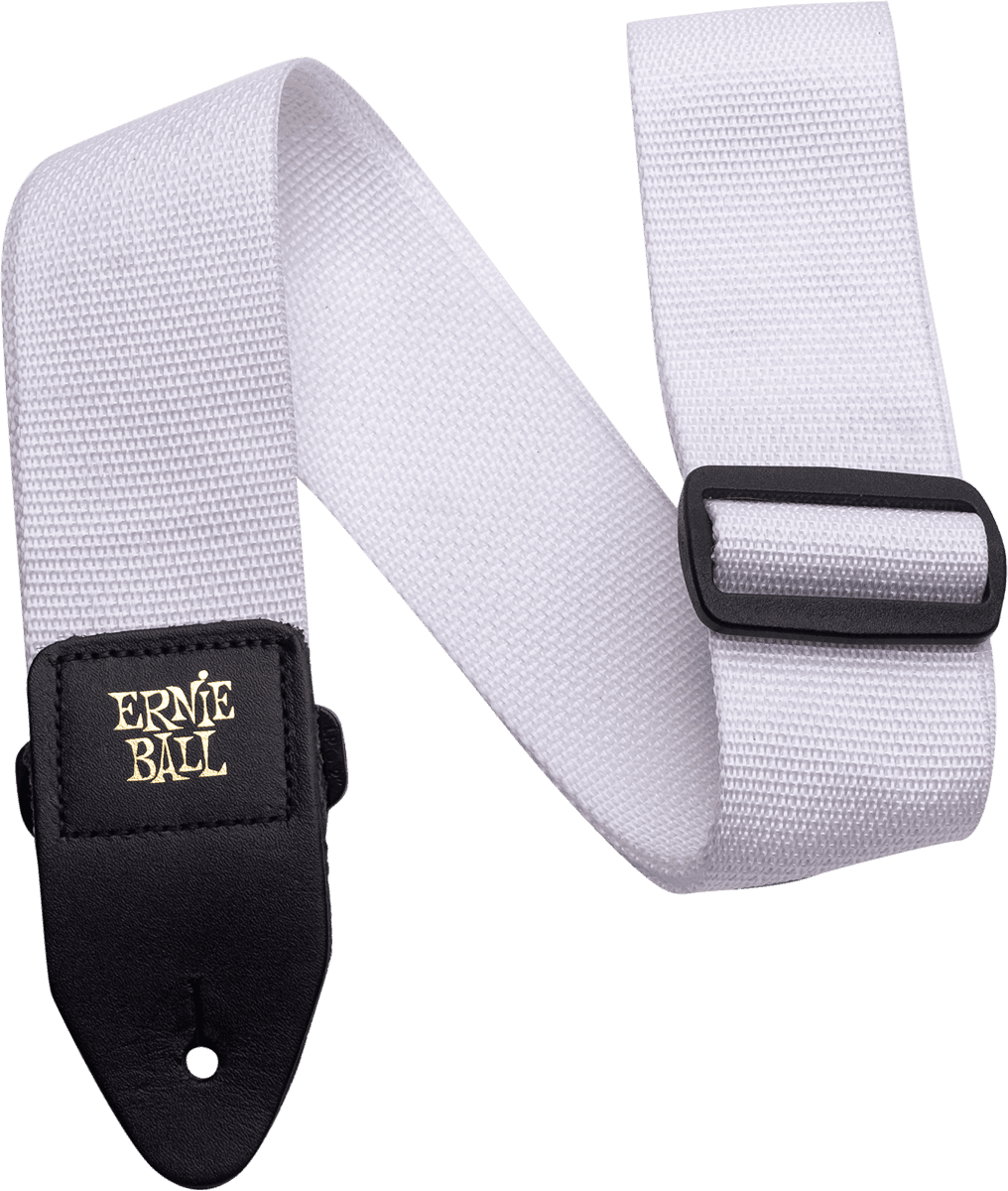 Ernie Ball WHITE GUITAR STRAP
