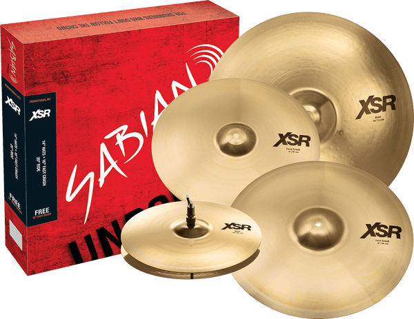 XSR5005GB - Harmonische XSR-pack 14/16/20 + 18" Crash +90 DAGEN DRUMEO-PROEFPERIODE