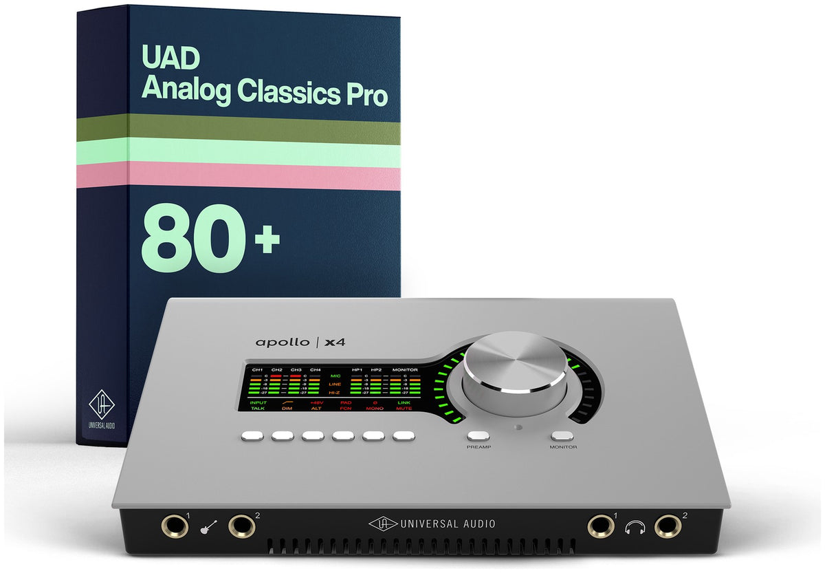 Universal Audio Apollo X4 Gen2 Analoge klassiekers Pro