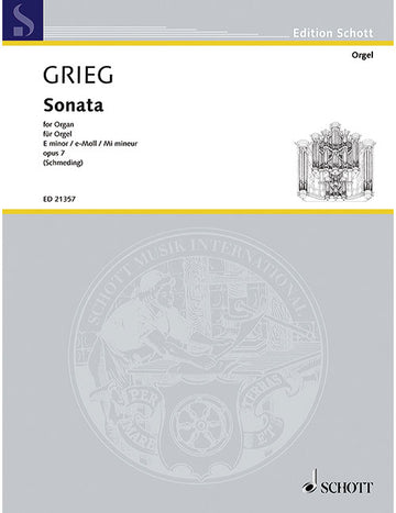 Grieg - Sonate Op. 7 - Orgue