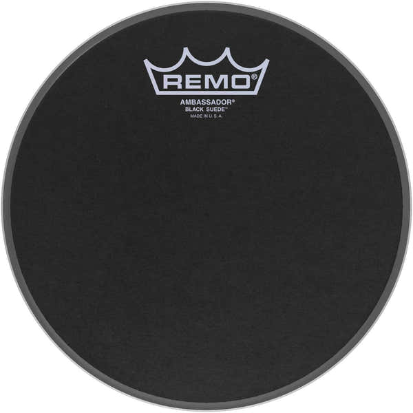 Remo BA-0808-ES - BLACK SUEDE AMBASSADOR 8