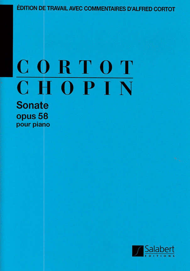 CHOPIN F. - SONATE OP. 58 - PIANO