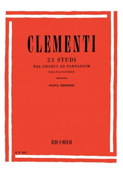 Clementi M. - 23 Studi Dal Gradus Ad Parnassum Per Pianoforte - Piano