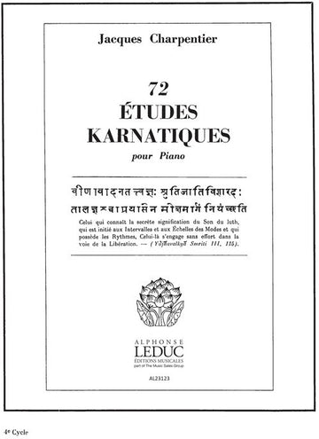 73 Études Karnatiques Cycle 04