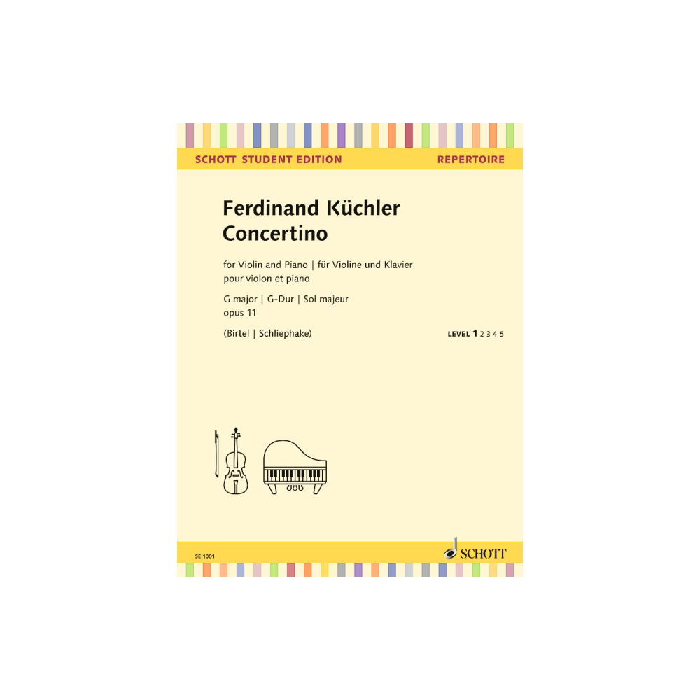 Bosworth KUCHLER - CONCERTINO OP.11 - VIOLON PIANO