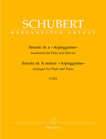 Schubert F. - Sonate Eggione En La Mineur D 821 - Flute Piano