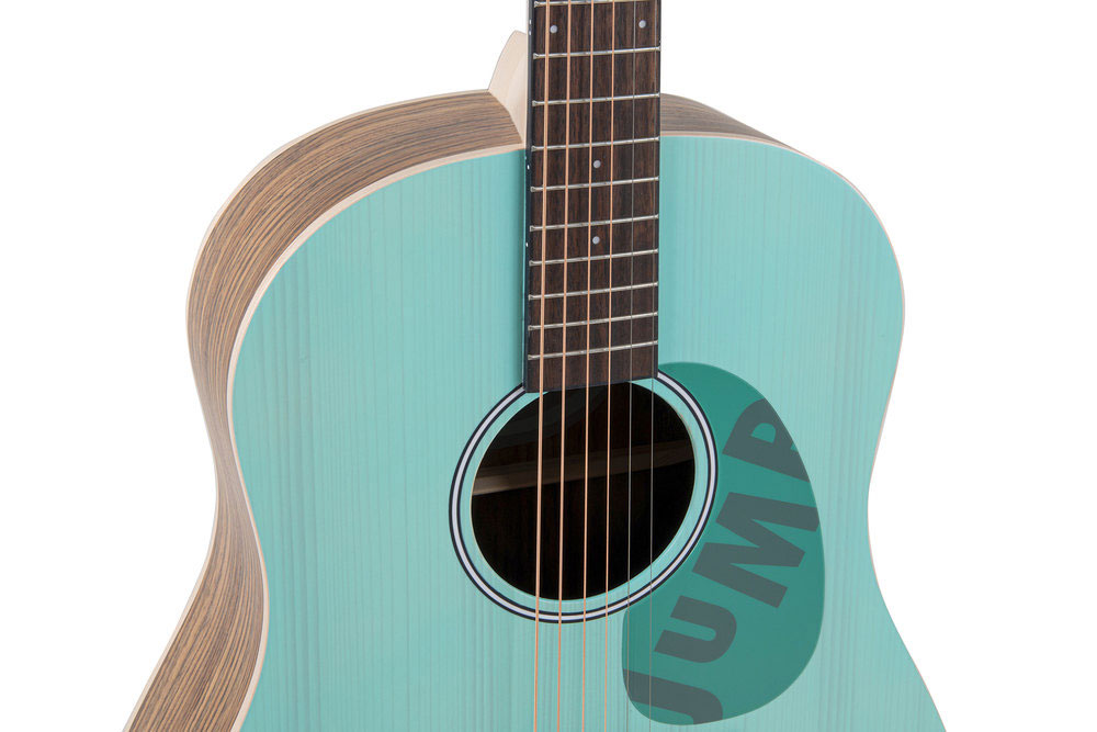 Akoestische Gitaar Jump Slope Shoulder Dreadnought Celeste