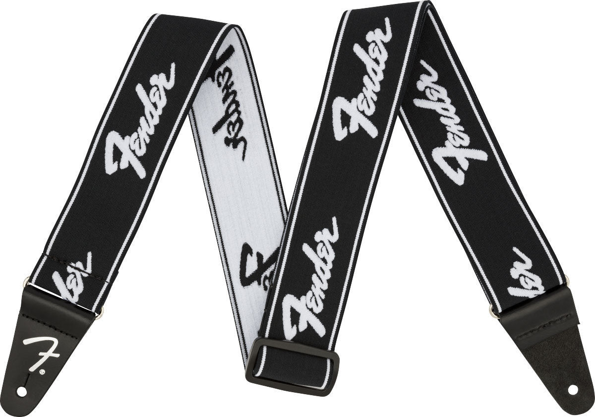 Weighless 2" Running Logo Riem Zwart/Wit