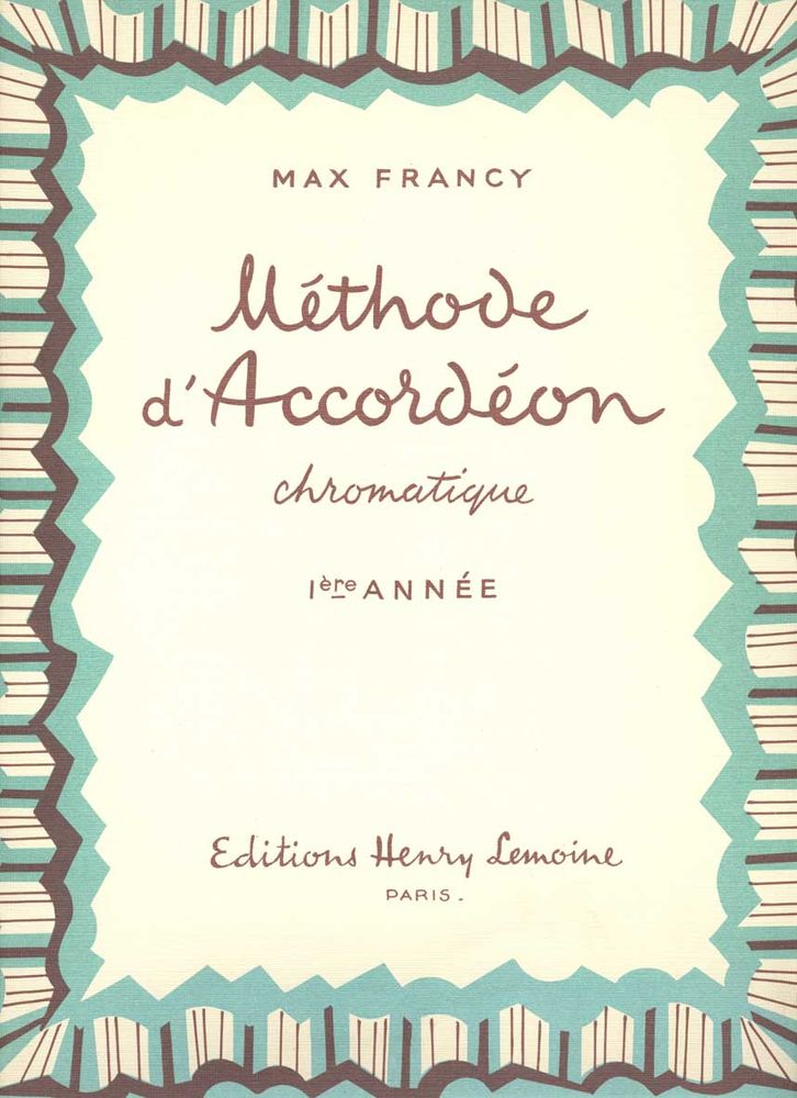 Lemoine Francy - Méthode D'accordéon Chromatique