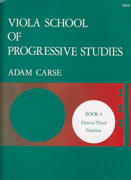 Stainer And Bell Carse A. - Viola School Of Progressive Studies Vol.4