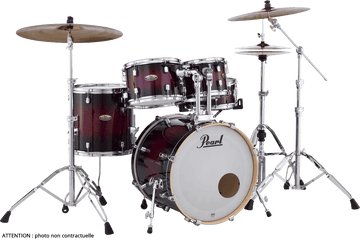 Decade Maple Fusion 20 Glanz diep rood burst