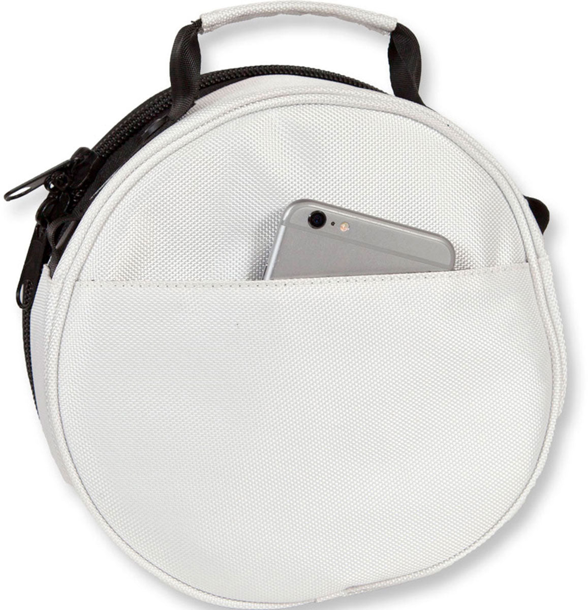 Witte hoofdtelefoontas