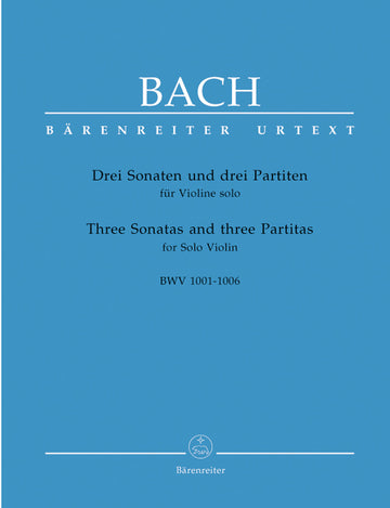 Bach J.S. - Drei Sonaten Und Drei Partiten Fur Violine Solo BWV 1001-1006 - Violon