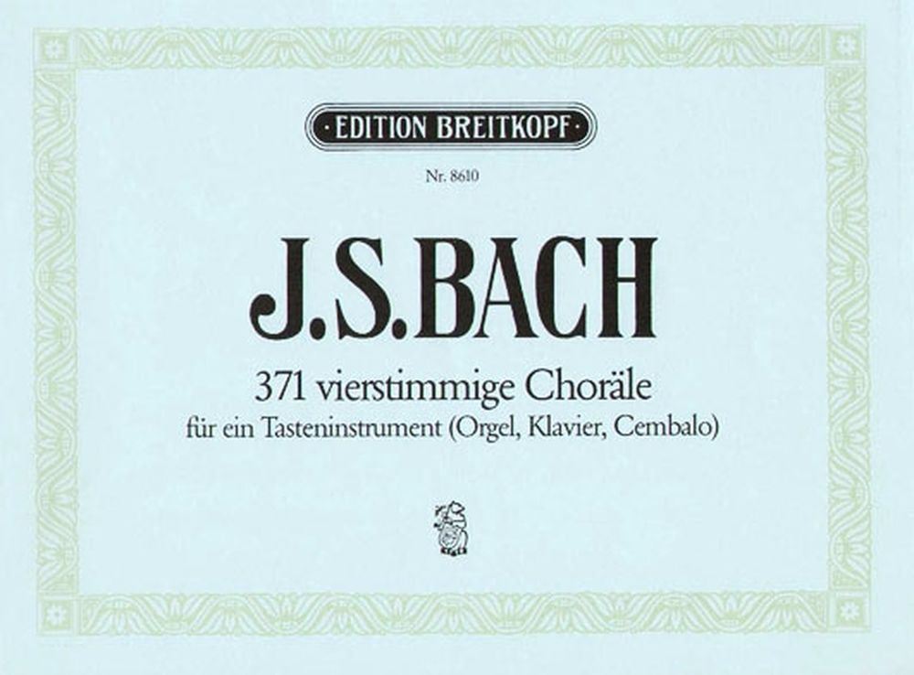 Edition Breitkopf Bach J.S. - 371 4st.chorale BWV 253-438 - Orgue