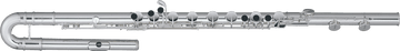 305 Basfluit Quantz - Gebogen Kop + C-Voet