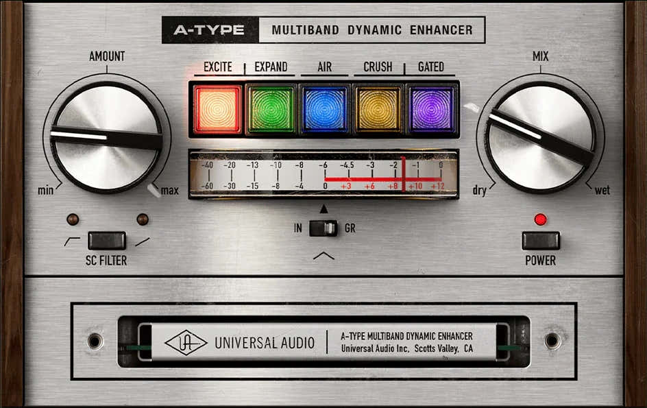 UAD A-Type Multiband-dynamiekversterker
