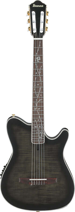 TOD20FMN Signature Tim Henson zwarte burst-fade met lage glans