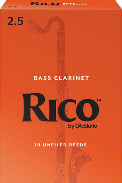 D'addario - Rico ORANGE BASS CLARINET REEDS 2.5
