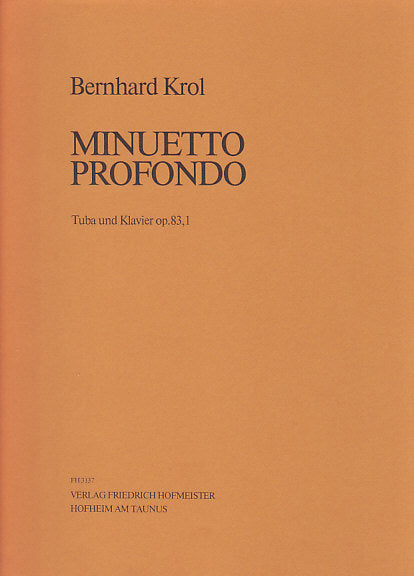 Hofmeister Krol Bernhard - Minuetto Profondo Op.83,1 - Tuba & Piano