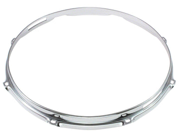 HS23-12-8S - 12" 8 HOLES SNARE SIDE 2.3MM S-STYLE TRIPLE FLANGE DRUM HOOP