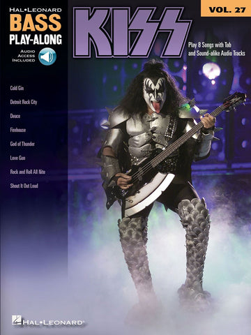 Kiss - Bass Play Along Vol.27 + Audio En Ligne - Basse Tab