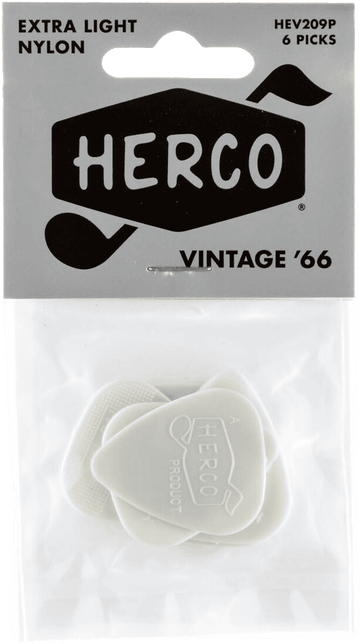 Zakje met 6 Plectrums Vintage '66 Extra Light