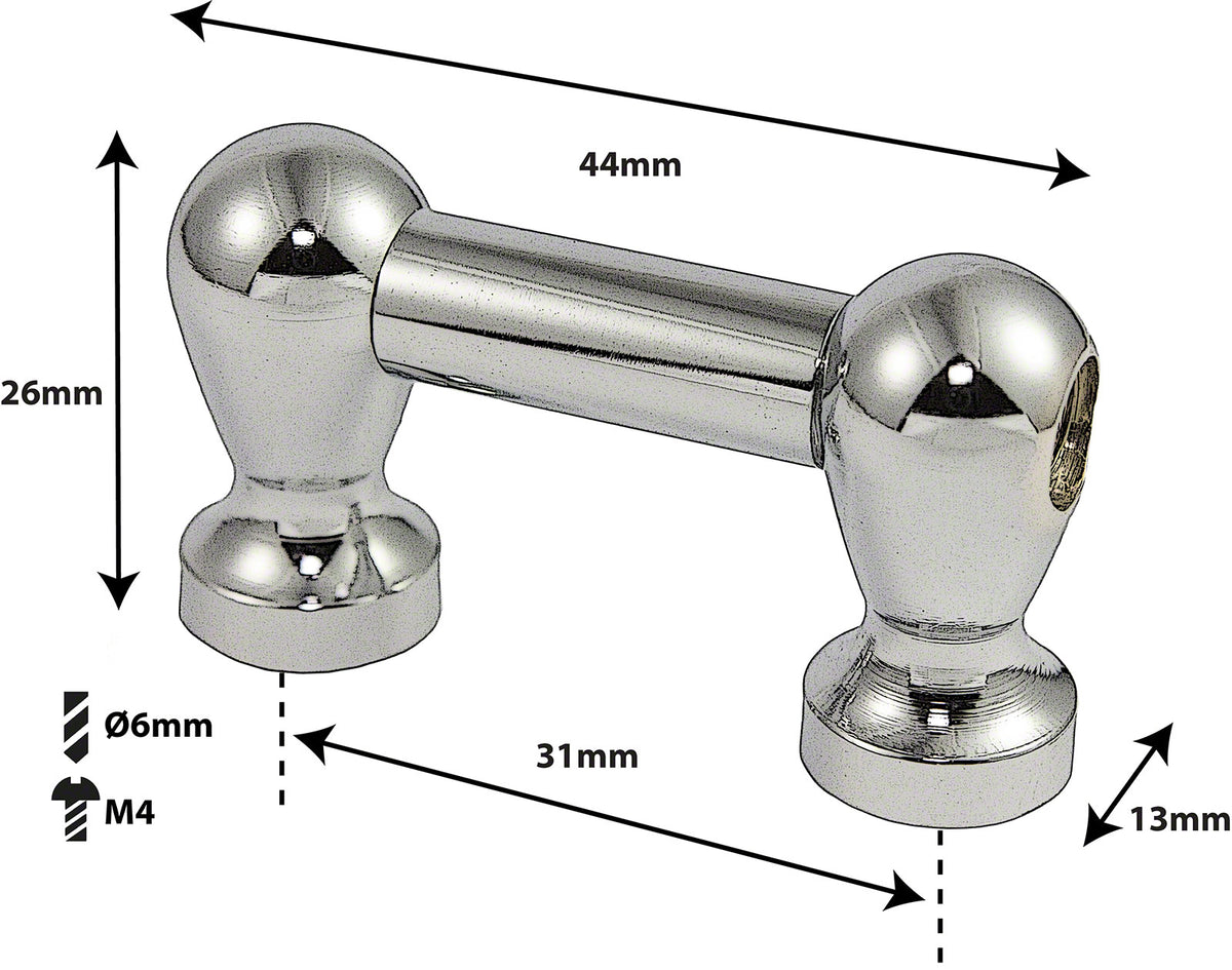 TL1S31B - BASS DRUM TUBE LUG - 31MM - SINGLE ENDED (X1)