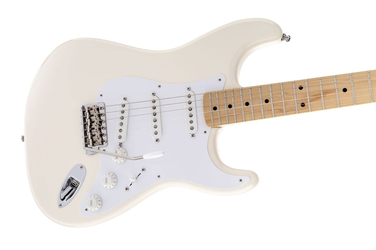 Stratocaster Signatuur Jimmie Vaughan MN Tex-Mex Olympisch wit