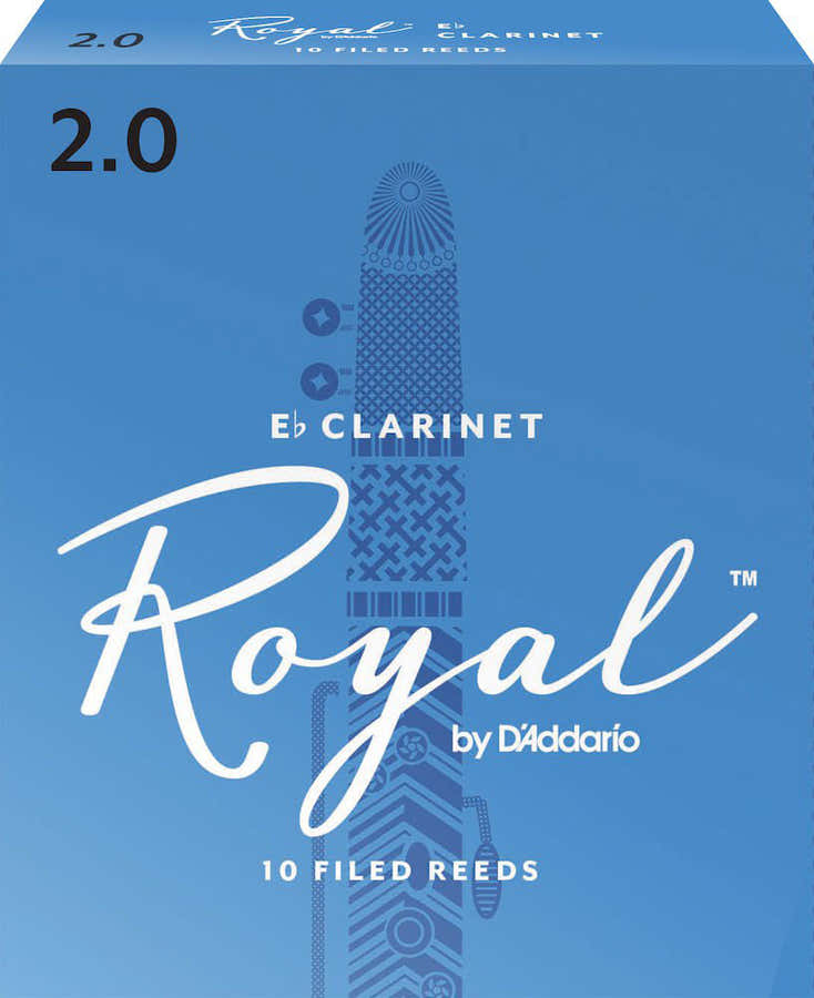 RBB1020 - RICO ROYAL ESKLARINET RIETEN 2.0 AANTAL PER VERPAKKING 10