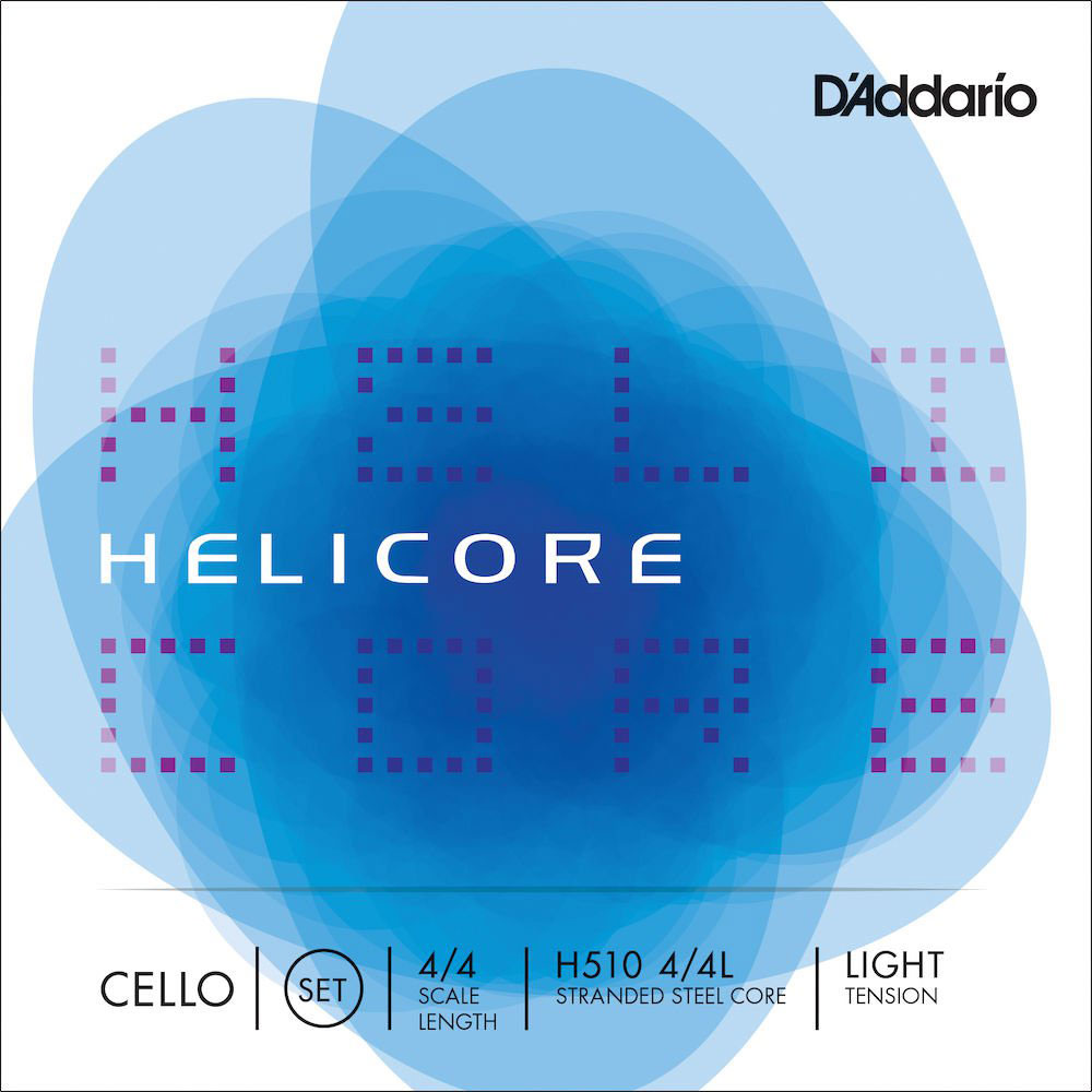 D'ADDARIO SET OF STRINGS FOR HELICORE CELLO NECK 4/4 TENSION LIGHT