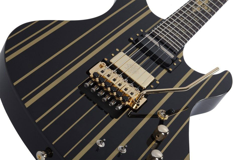 Custom Sustainiac Synyster Gate Signature Zwart Goud
