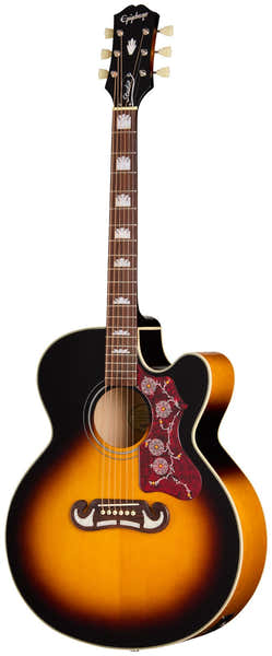 Epiphone J-200 Studio EC Vintage Sunburst