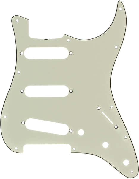Slagplaat 60s Strat Mintgroen