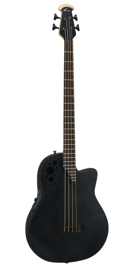 Elektro-Akoestische Bas Elite Tx Mid Cutaway Zwart Getextureerd B778TX-5-G