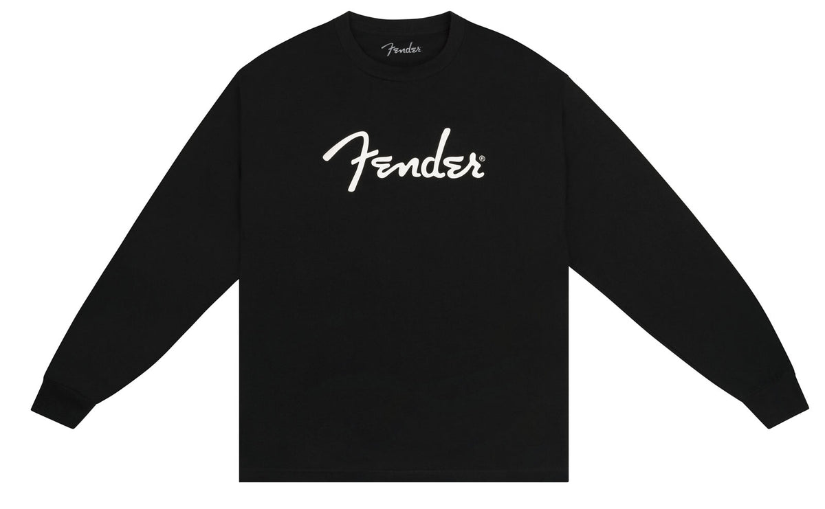 Fender Spaghetti Logo Long-Sleeve T-Shirt Black M