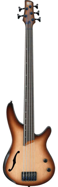 Ibanez SRH505F-NNF Natural Browned Burst Flat Bass Workshop