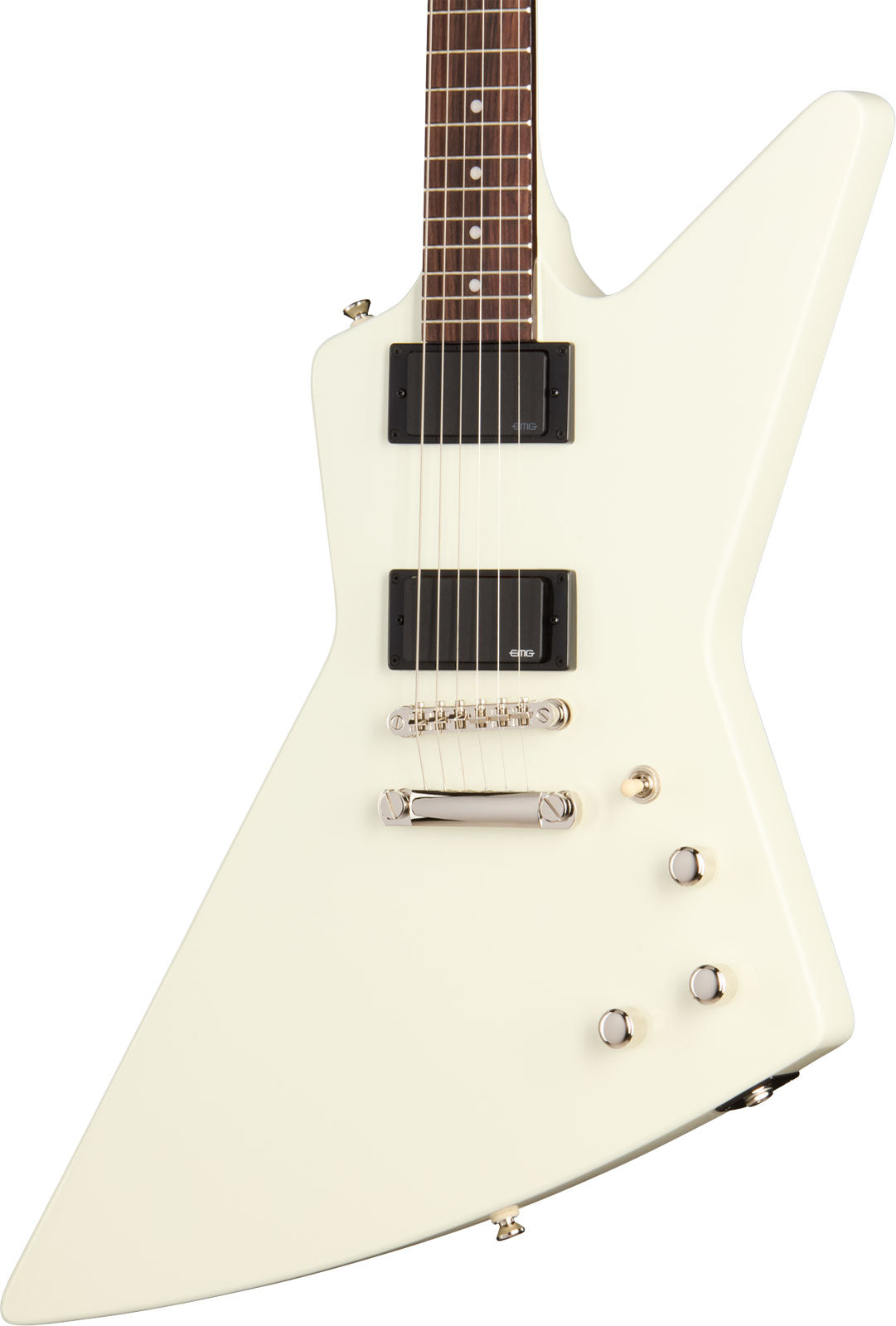 Explorer 80s EMG Classic White IBG