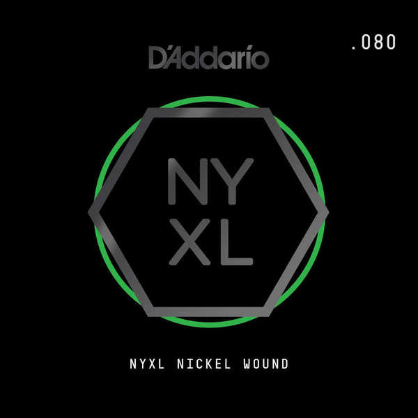 D'ADDARIO NYNW080 STRING FOR ELECTRIC GUITAR NICKEL WOUND TIE-ROD .080