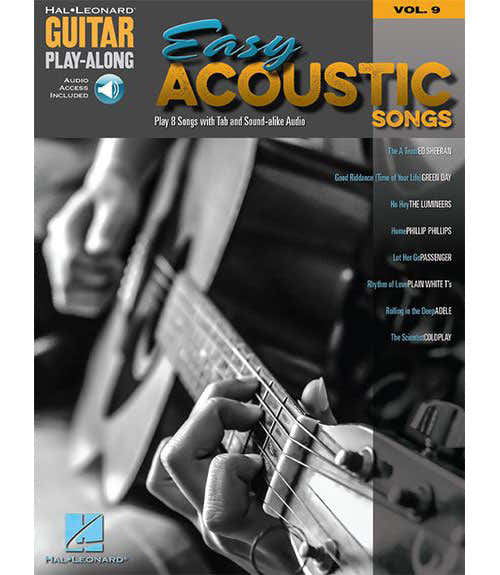 Hal Leonard Guitar PLAY-along Vol.9 - Easy Acoustic Songs