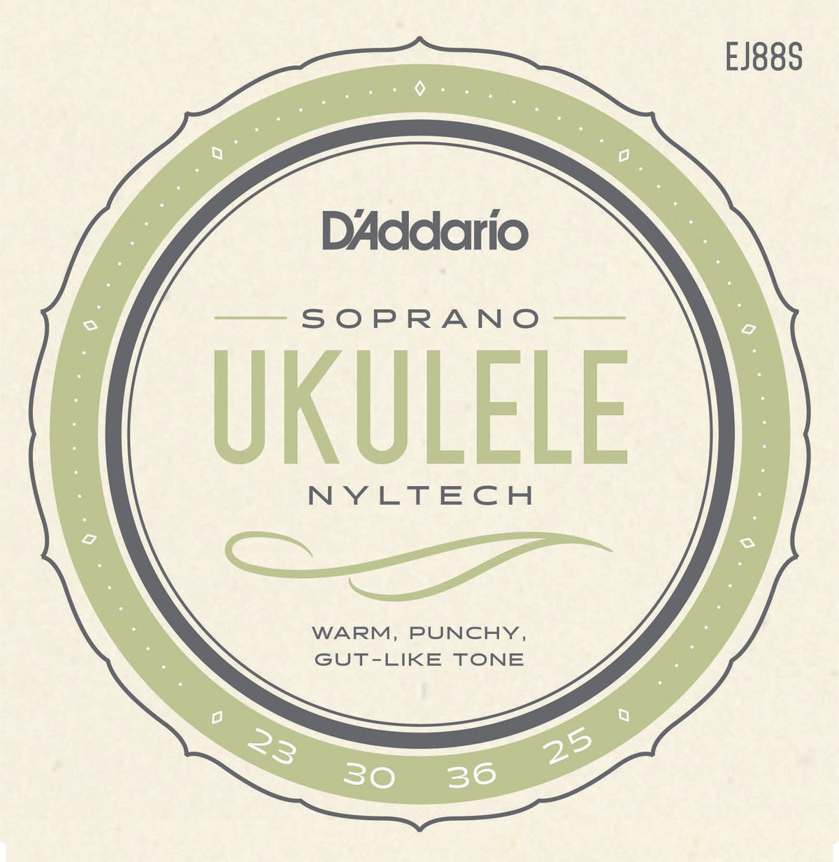 EJ88s Nyltech Soprano-ukelelesnaren
