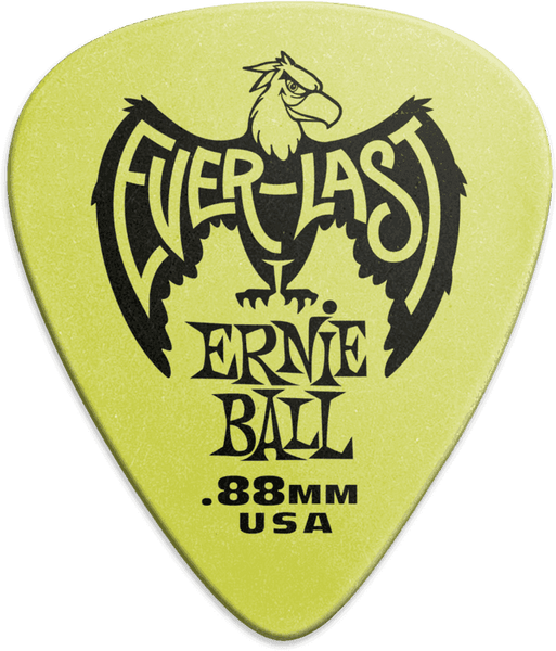 Plectrums Everlast Zakje van 12 Groen 0,88mm
