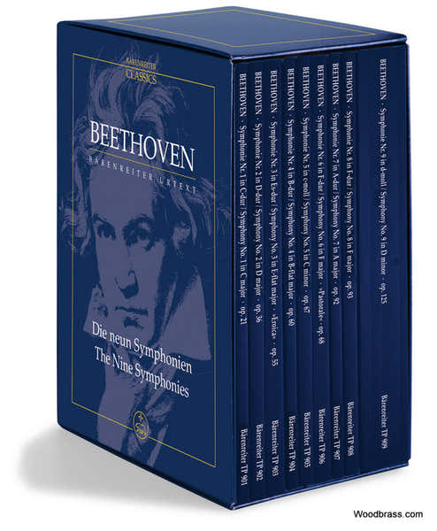 Barenreiter Beethoven L. (van) - The Nine Symphonies - Coffret De 9 Conducteurs De Poche