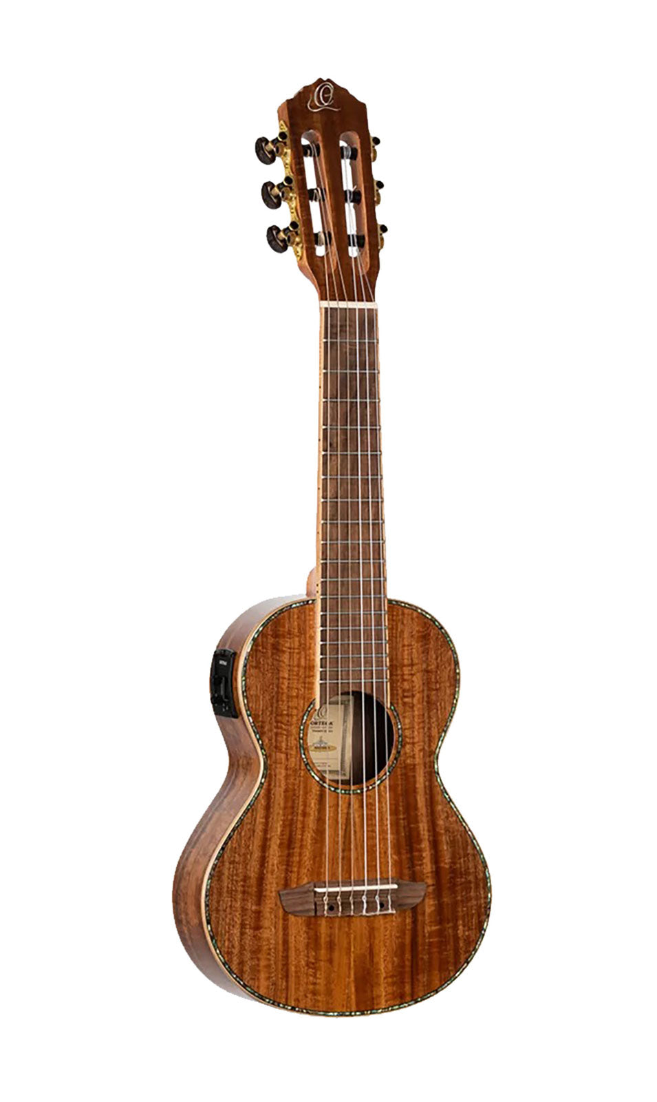 Guitalele van massief acacia EQ