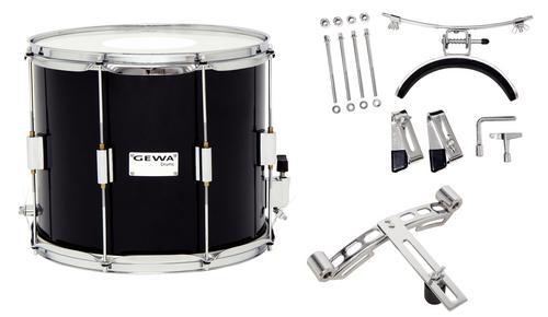 Gewa MARCHING SNARE DRUM 14" x 12" BIRCH BLACK