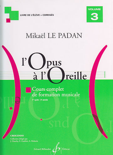 Le Padan Mikael - L'opus A L'oreille Vol.3 (eleve + Corriges)